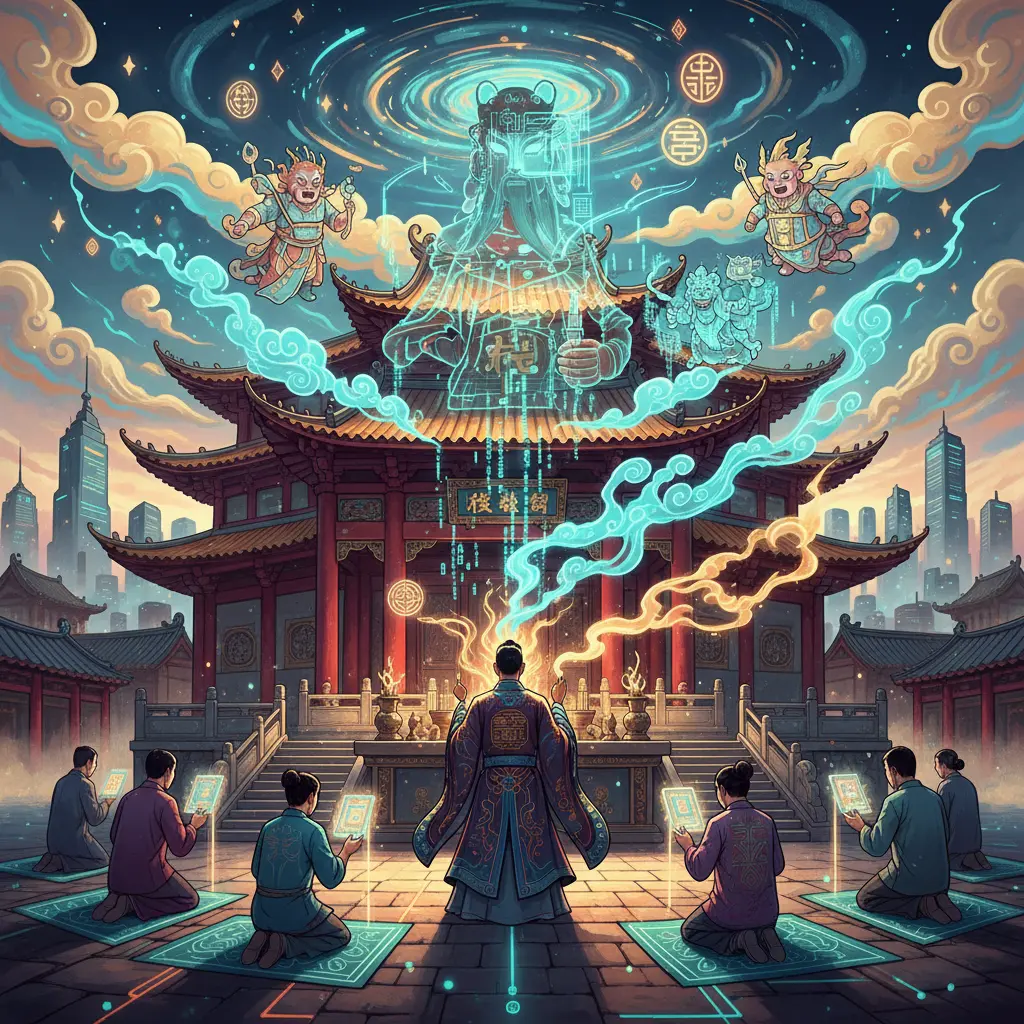 道教問神 - 城隍廟