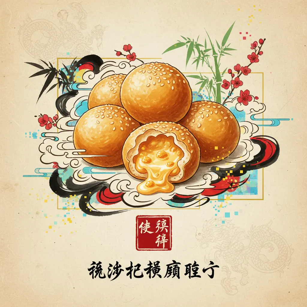 陳師傅 - 流沙奶皇煎堆仔