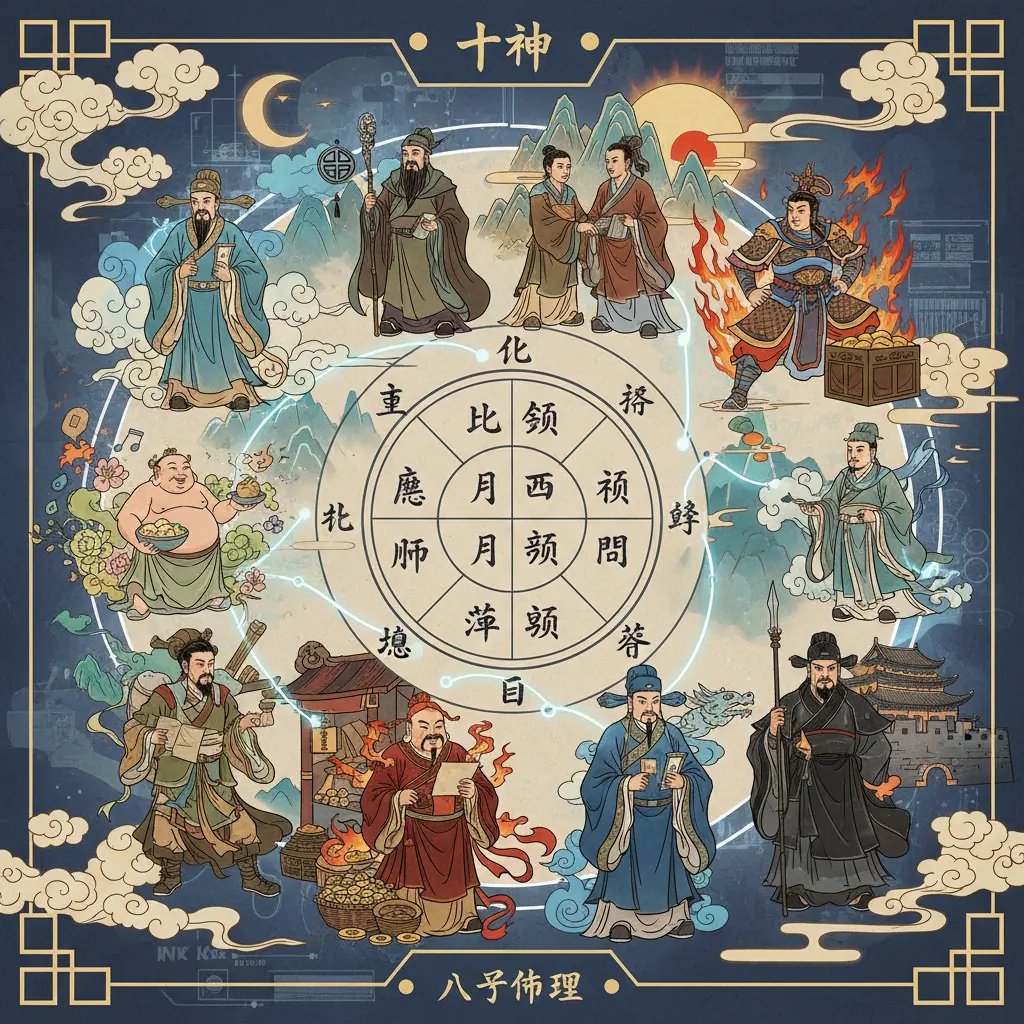 八字命理 - 十神