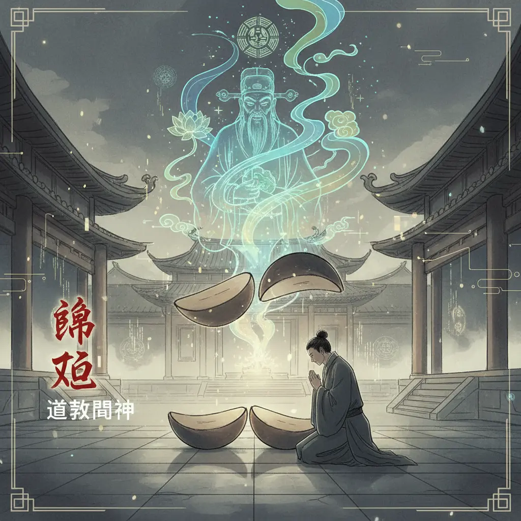 道教問神 - 陰筊